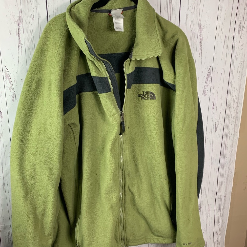 North Face Green Fleece jacket XL